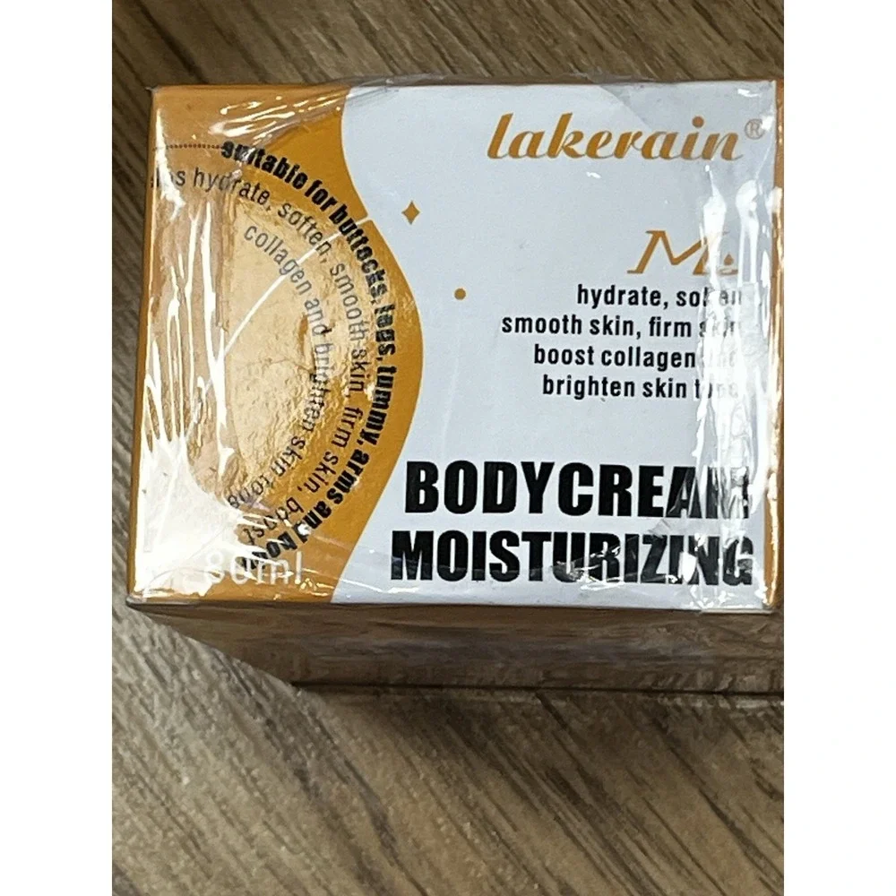 Lakerain Moisturizing Body Cream 80ml. Hydrate‎ Soften Boost Collagen Brighten